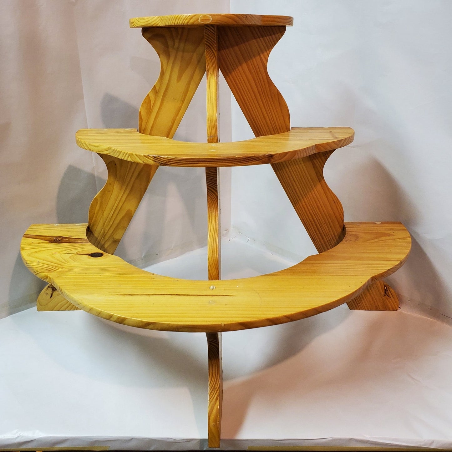 Antique Wooden Plant Stand - Sturdy Enough to Hold Your Secrets