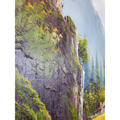 Hand-Painted Landscape - Way Better Than Your Kid's Finger Painting