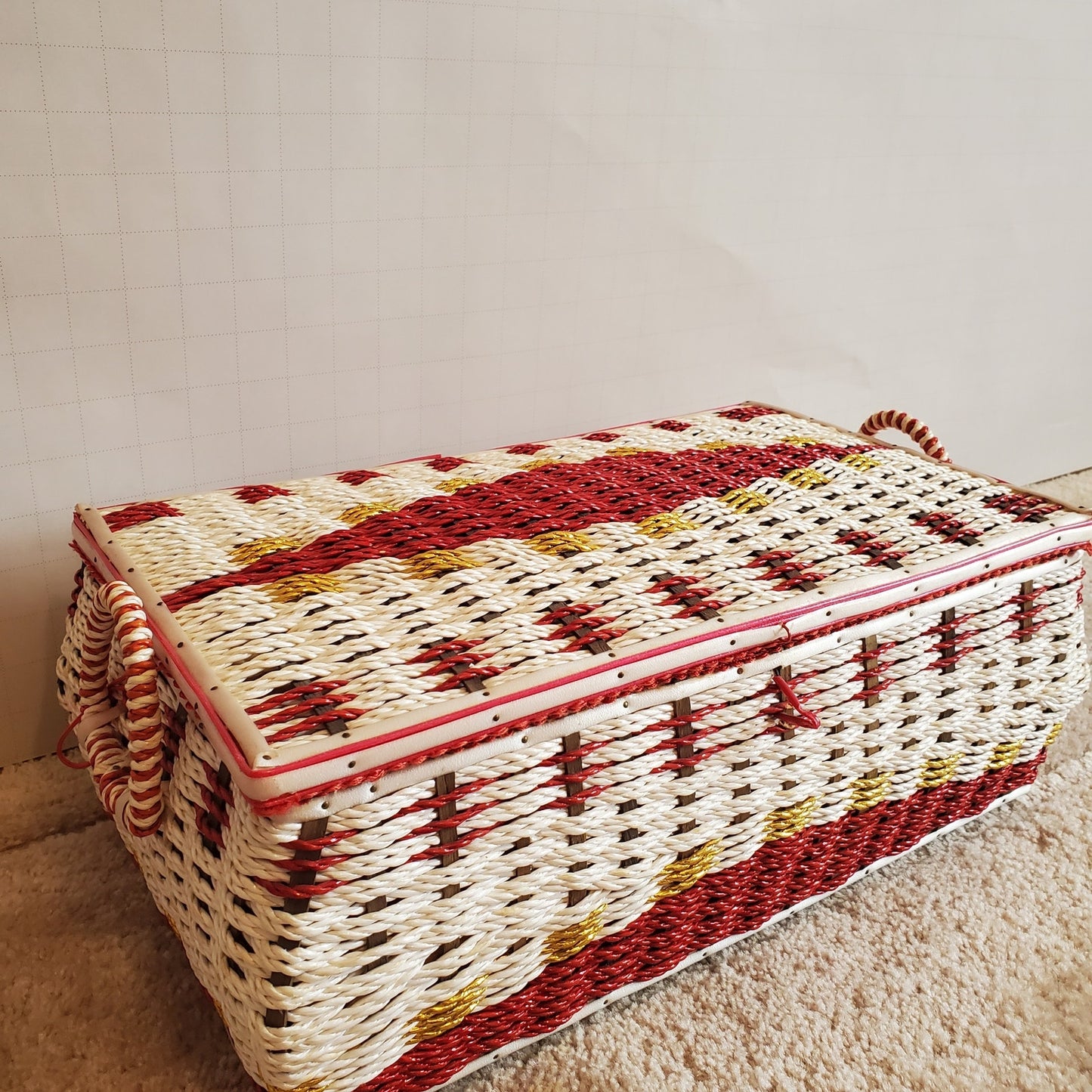 Vintage Sewing Basket - Perfect for Hiding Your Secrets (and Thread)