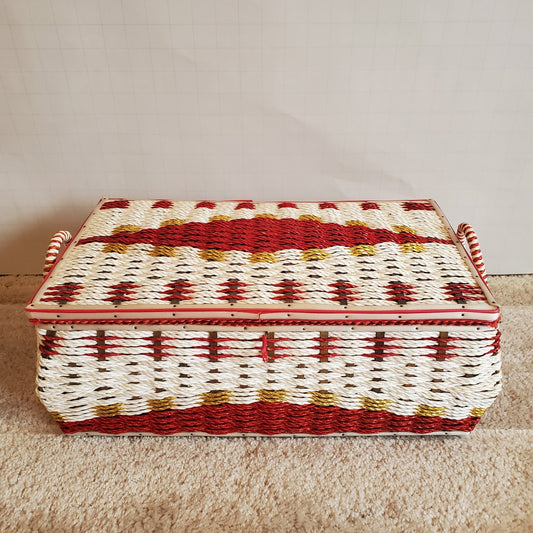 Vintage Sewing Basket - Perfect for Hiding Your Secrets (and Thread)