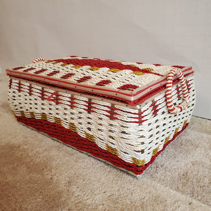 Vintage Sewing Basket - Perfect for Hiding Your Secrets (and Thread)