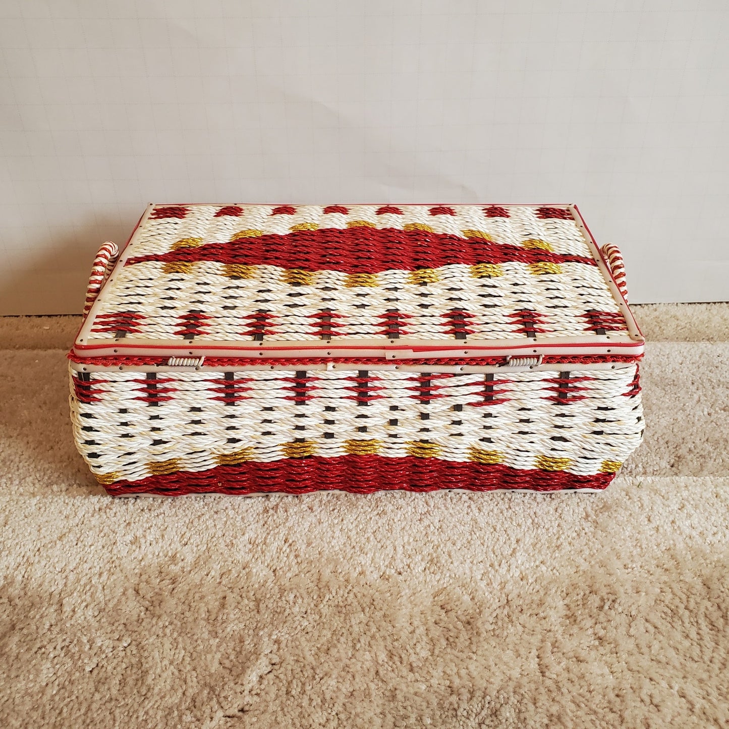 Vintage Sewing Basket - Perfect for Hiding Your Secrets (and Thread)