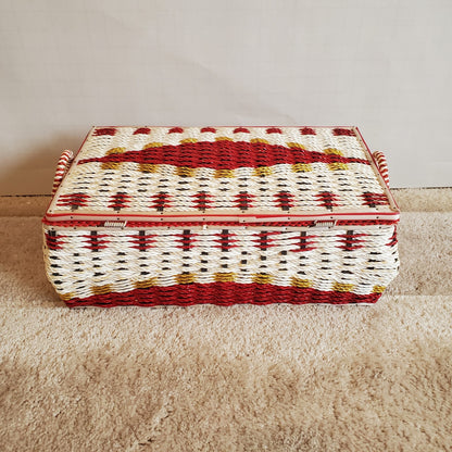 Vintage Sewing Basket - Perfect for Hiding Your Secrets (and Thread)