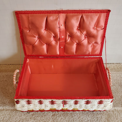 Vintage Sewing Basket - Perfect for Hiding Your Secrets (and Thread)