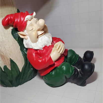 Lazy AF Gnome: This Dude Just Chills (Mushroom Included)