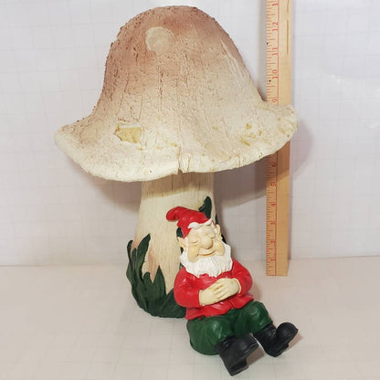 Lazy AF Gnome: This Dude Just Chills (Mushroom Included)