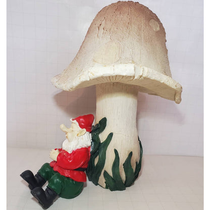 Lazy AF Gnome: This Dude Just Chills (Mushroom Included)